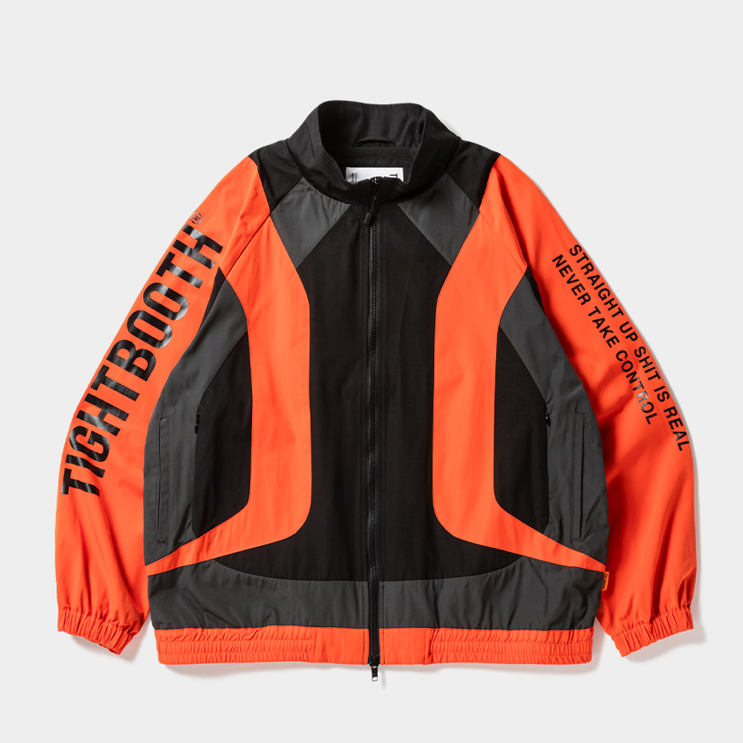 画像: TIGHTBOOTH/RACING TRACK JACKET（Black/Orange）［レーシングトラックJKT-24秋冬］