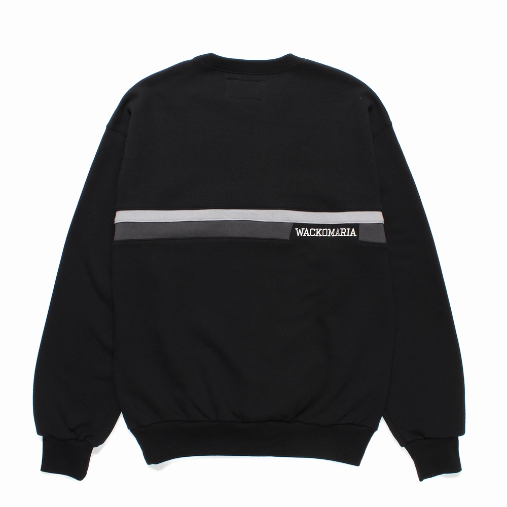 画像: WACKO MARIA/MIDDLE WEIGHT SWEAT SHIRT（BLACK）［クルーネックスウェット-24秋冬］