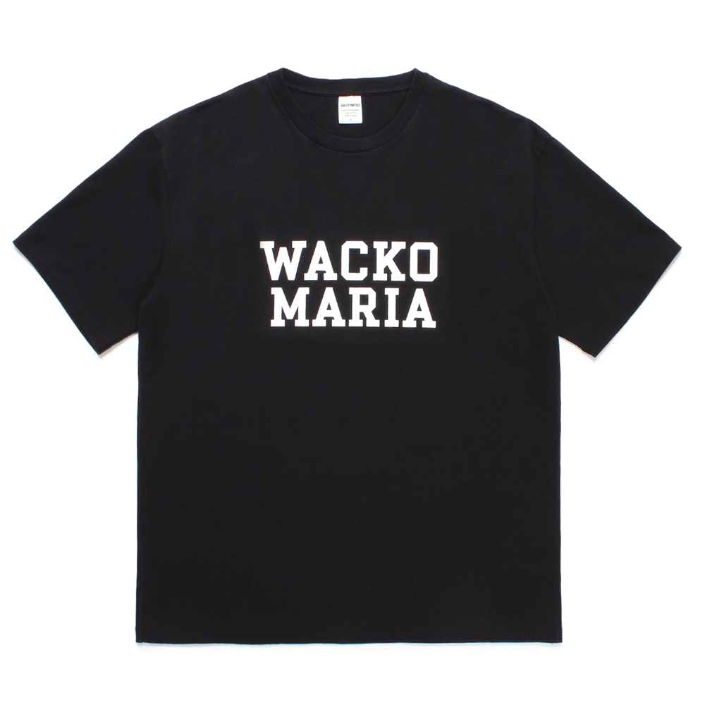 画像1: WACKO MARIA/WASHED HEAVY WEIGHT T-SHIRT（BLACK）［プリントT-24秋冬］ (1)