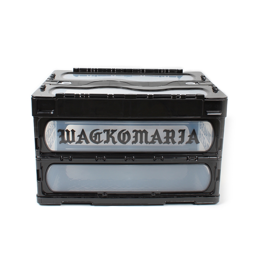 画像: WACKO MARIA/FOLDABLE CONTAINER（BLACK）［フォルダブルコンテナ-24秋冬］