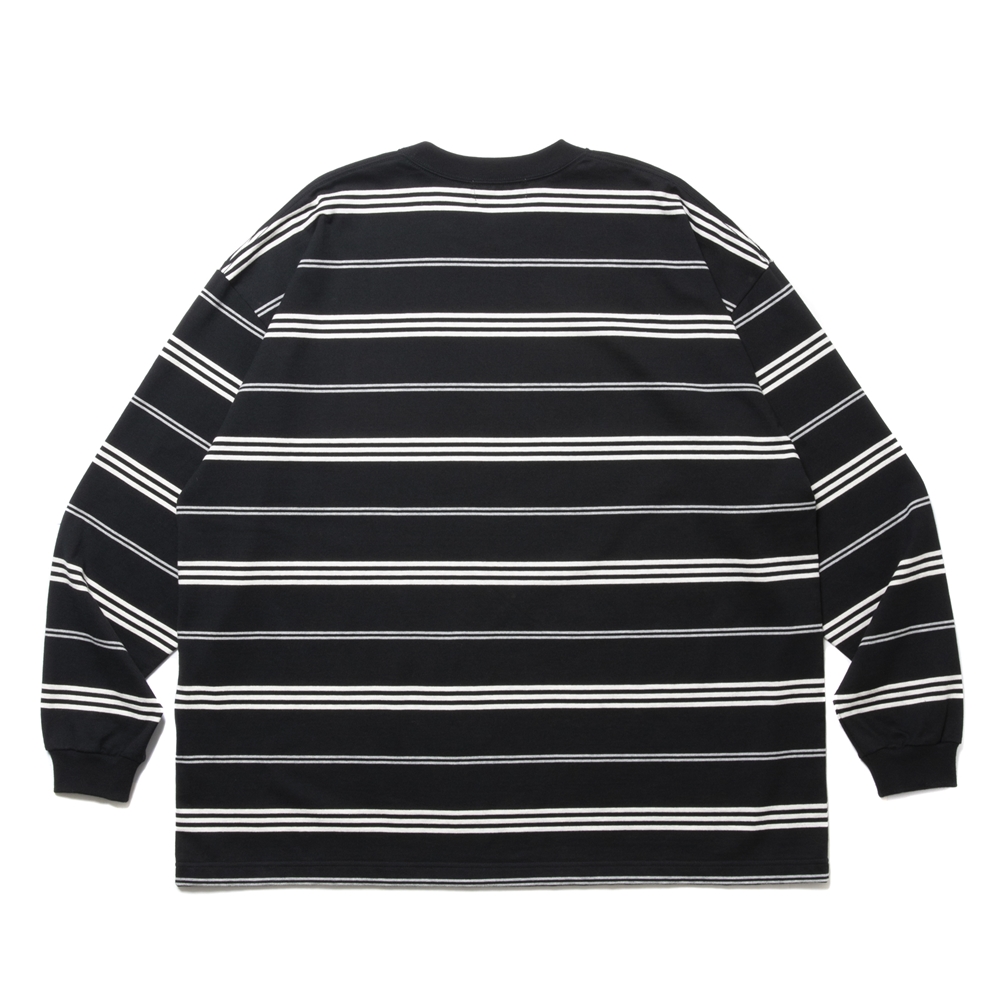 画像: COOTIE PRODUCTIONS/Border L/S Tee（Black）［ボーダー長袖T-24秋冬］