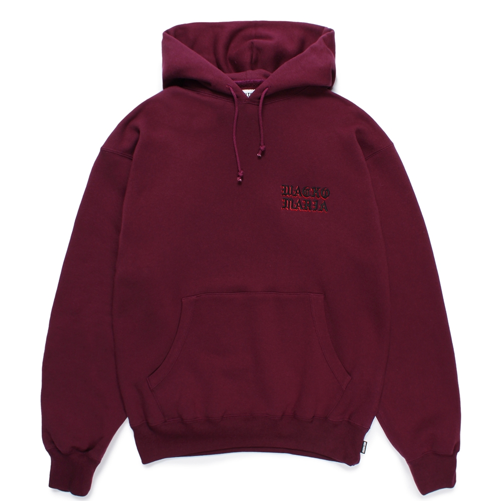 画像: WACKO MARIA/MIDDLE WEIGHT HOODED SWEAT SHIRT（BURGUNDY）［プルオーバーパーカー-24秋冬］