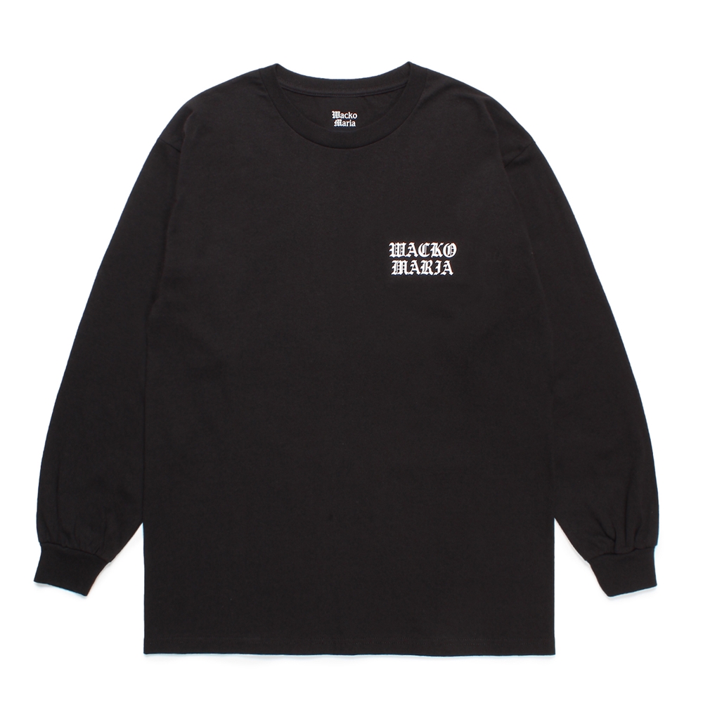 画像: WACKO MARIA/LONG SLEEVE T-SHIRT（BLACK）［プリント長袖T-24秋冬］