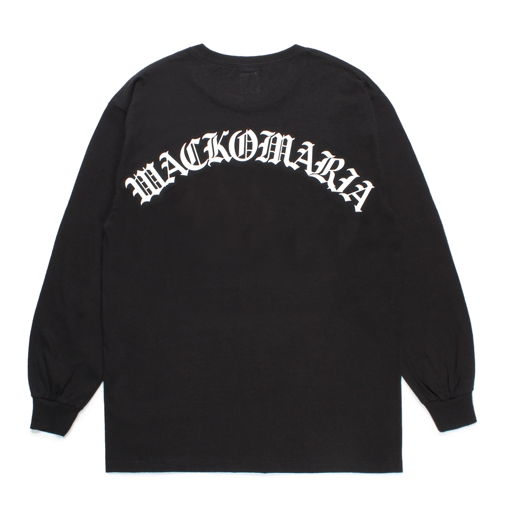 画像: WACKO MARIA/LONG SLEEVE T-SHIRT（BLACK）［プリント長袖T-24秋冬］