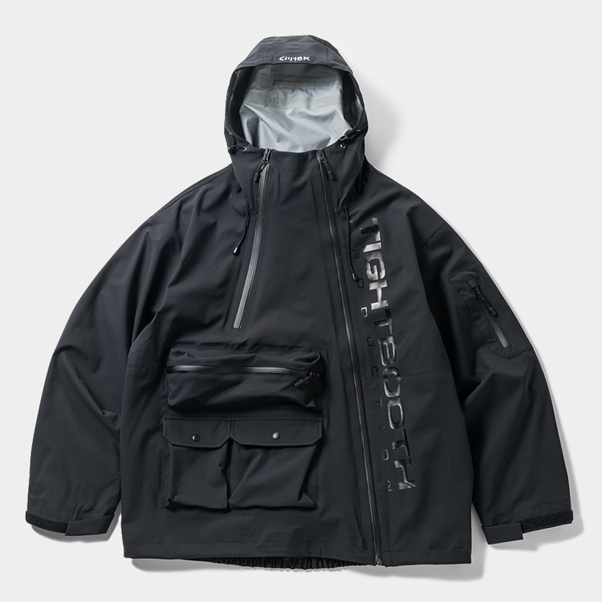 画像: TIGHTBOOTH/3 LAYER MOUNTAIN PARKA（Black）［3レイヤーマウンテンパーカー-24秋冬］