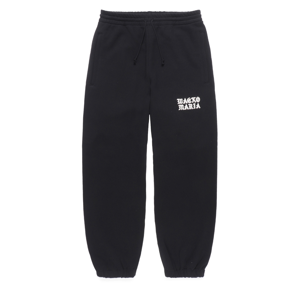 画像: WACKO MARIA/MIDDLE WEIGHT SWEAT PANTS（BLACK）［スウェットパンツ-24秋冬］