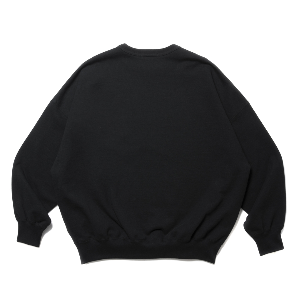 画像: COOTIE PRODUCTIONS/Open End Yarn Plain Sweat Crew（Black）［スウェットクルー-24秋冬］