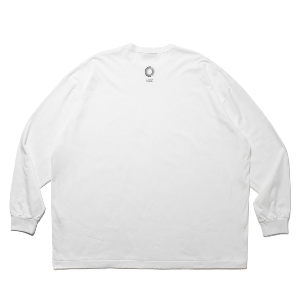 画像: COOTIE PRODUCTIONS/Oversized L/S Tee（White）［オーバーサイズ長袖T-24秋冬］