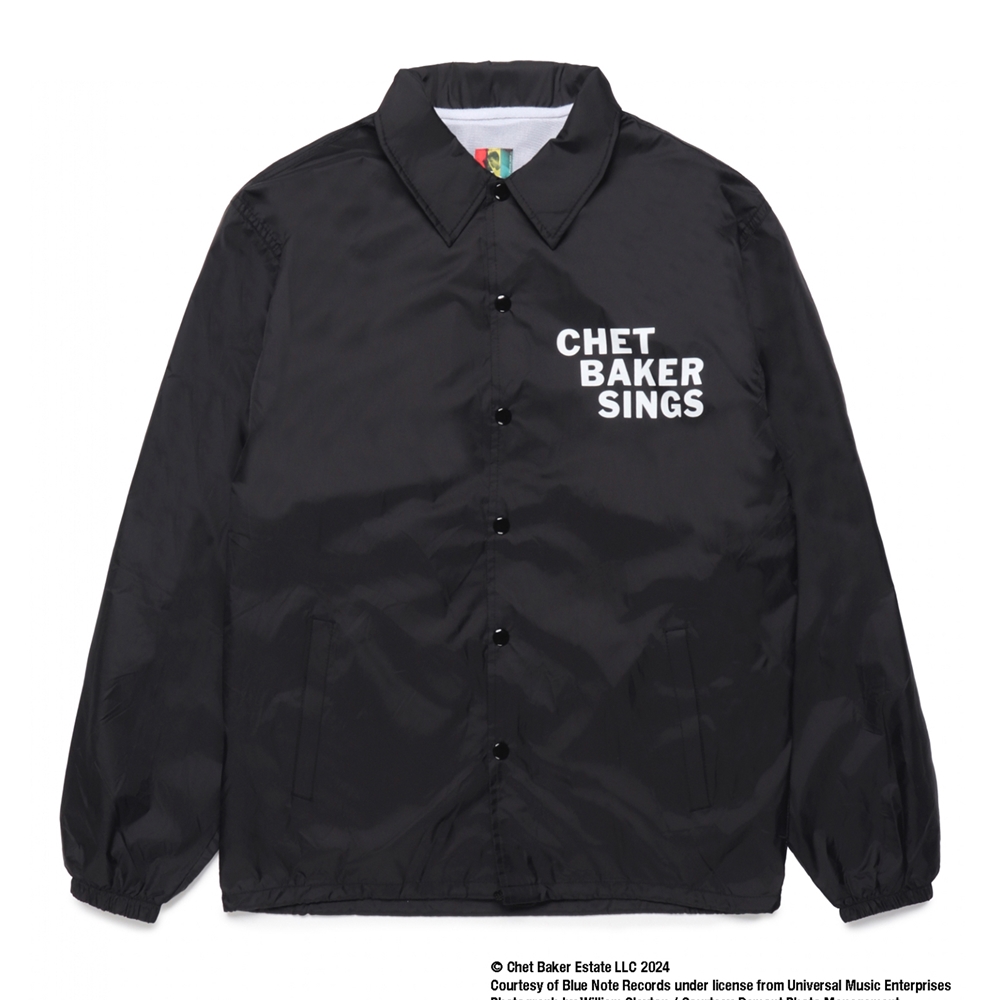 画像: WACKO MARIA/CHET BAKER / COACH JACKET（BLACK）［コーチJKT-24秋冬］