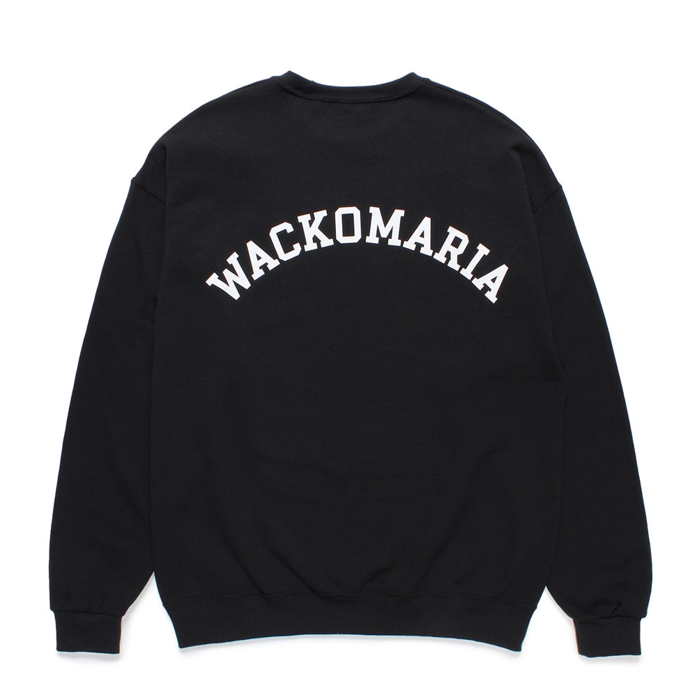 画像: WACKO MARIA/TIM LEHI / SWEAT SHIRT（BLACK）［クルーネックスウェット-24秋冬］