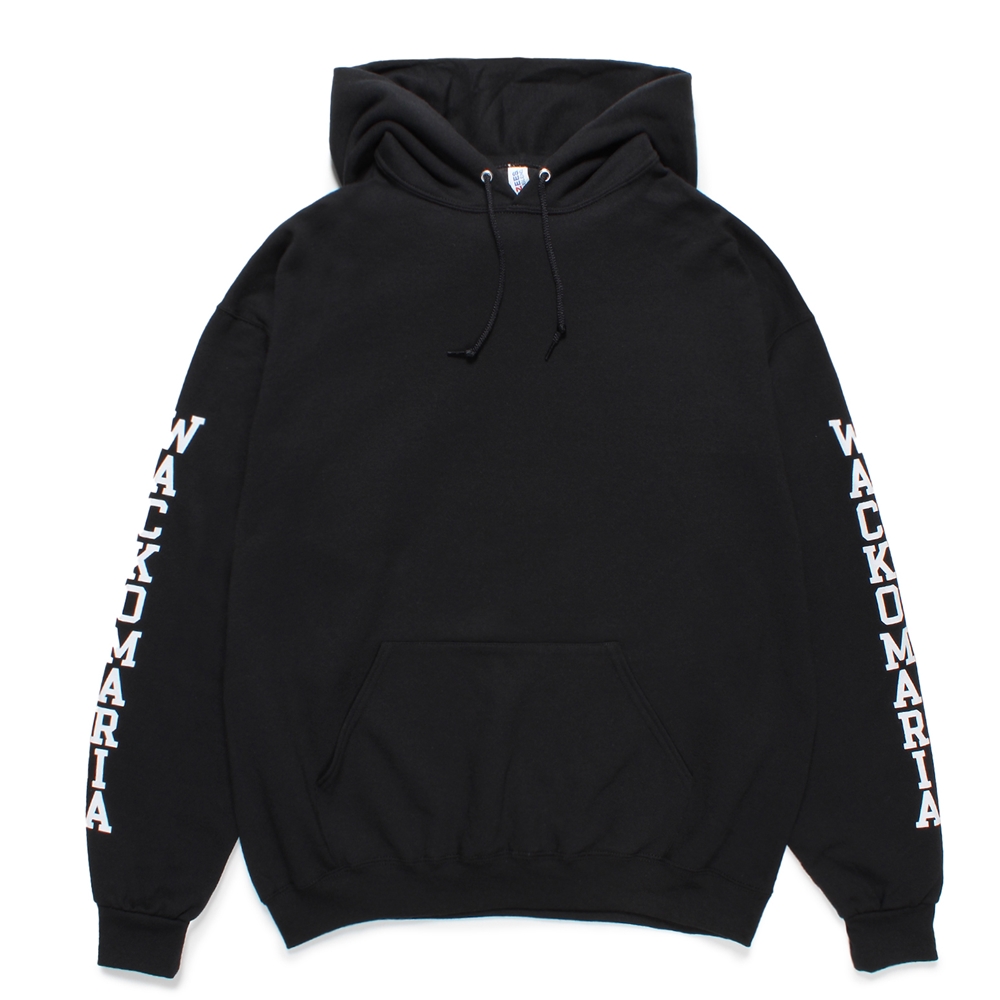 画像: WACKO MARIA/TIM LEHI / HOODED SWEAT SHIRT（BLACK）［プルオーバーパーカー-24秋冬］