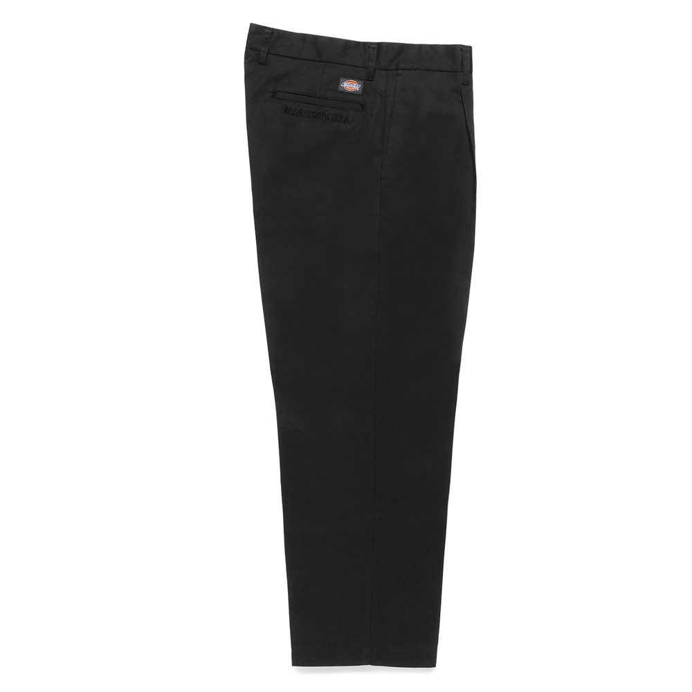 画像: WACKO MARIA/DICKIES / PLEATED TROUSERS（BLACK）［ワンタックトラウザース-24秋冬］