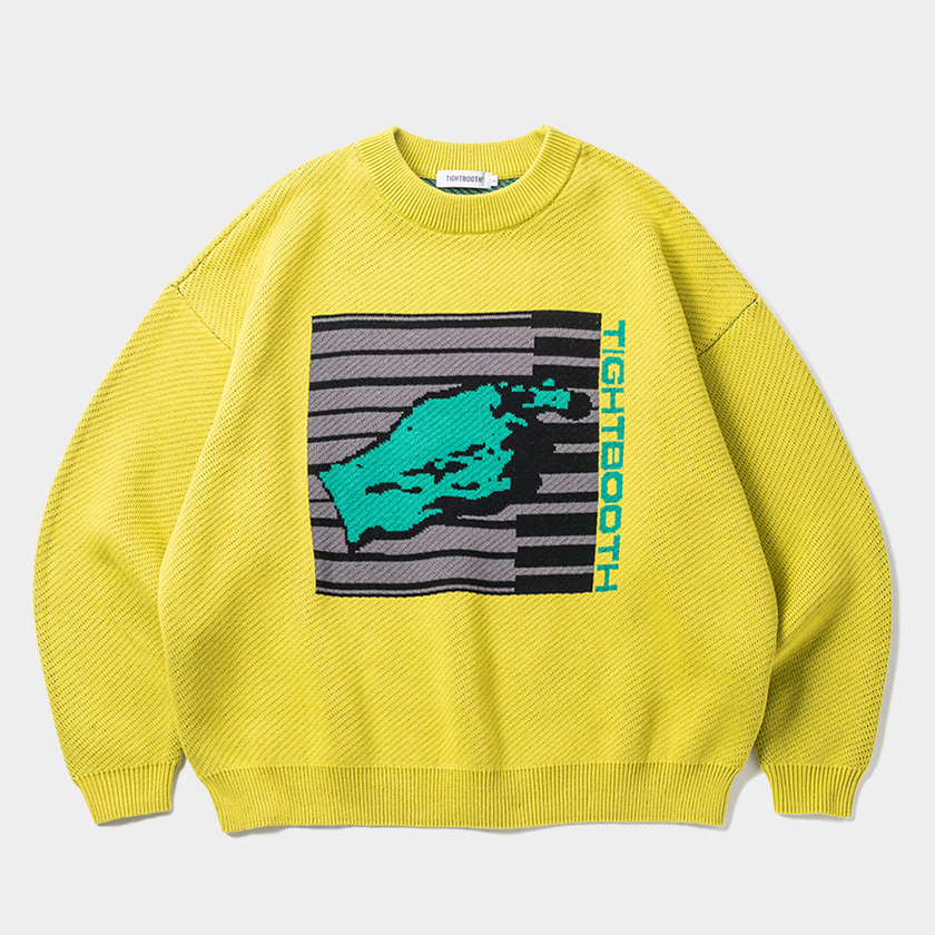 画像: TIGHTBOOTH/KEYBOARD KNIT SWEATER（Neon）［ニットセーター-24秋冬］