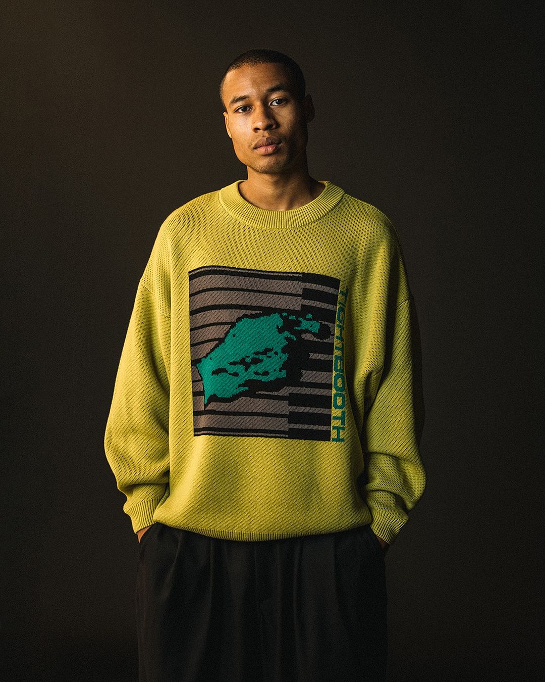 画像: TIGHTBOOTH/KEYBOARD KNIT SWEATER（Neon）［ニットセーター-24秋冬］