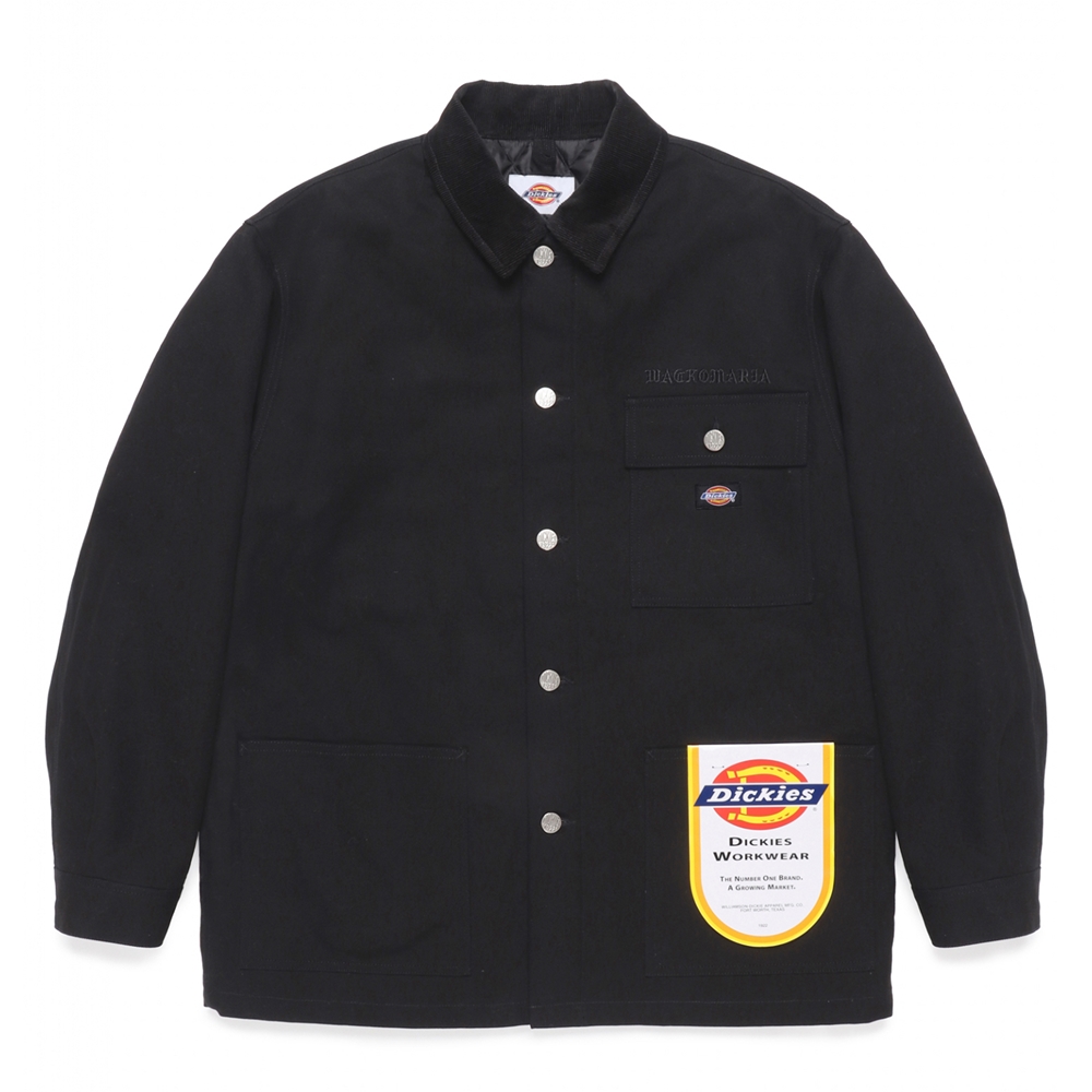 画像: WACKO MARIA/DICKIES / COVERALL（BLACK）［カバーオール-24秋冬］