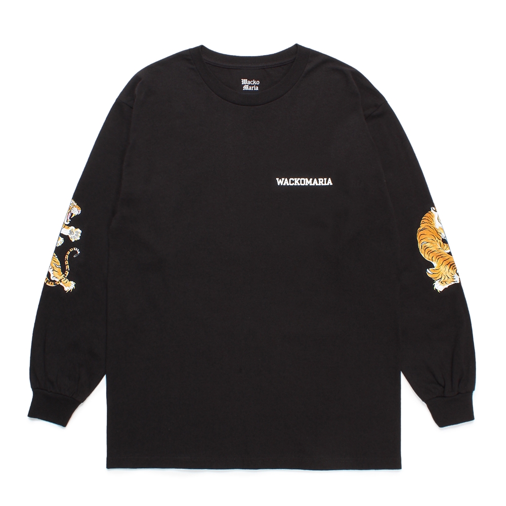 画像: WACKO MARIA/TIM LEHI / LONG SLEEVE T-SHIRT（BLACK）［プリント長袖T-24秋冬］