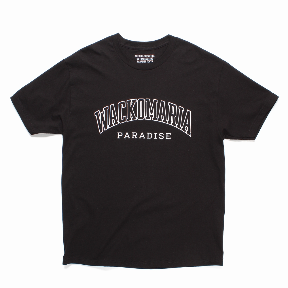 画像1: WACKO MARIA/T-SHIRT（BLACK）［プリントT-24秋冬］ (1)