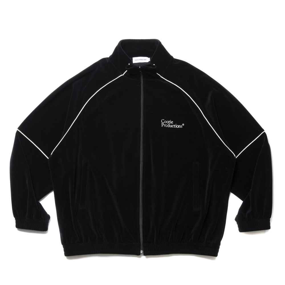 画像: COOTIE PRODUCTIONS/Velour Training Top（Black）［ベロアトレーニングトップ-24秋冬］