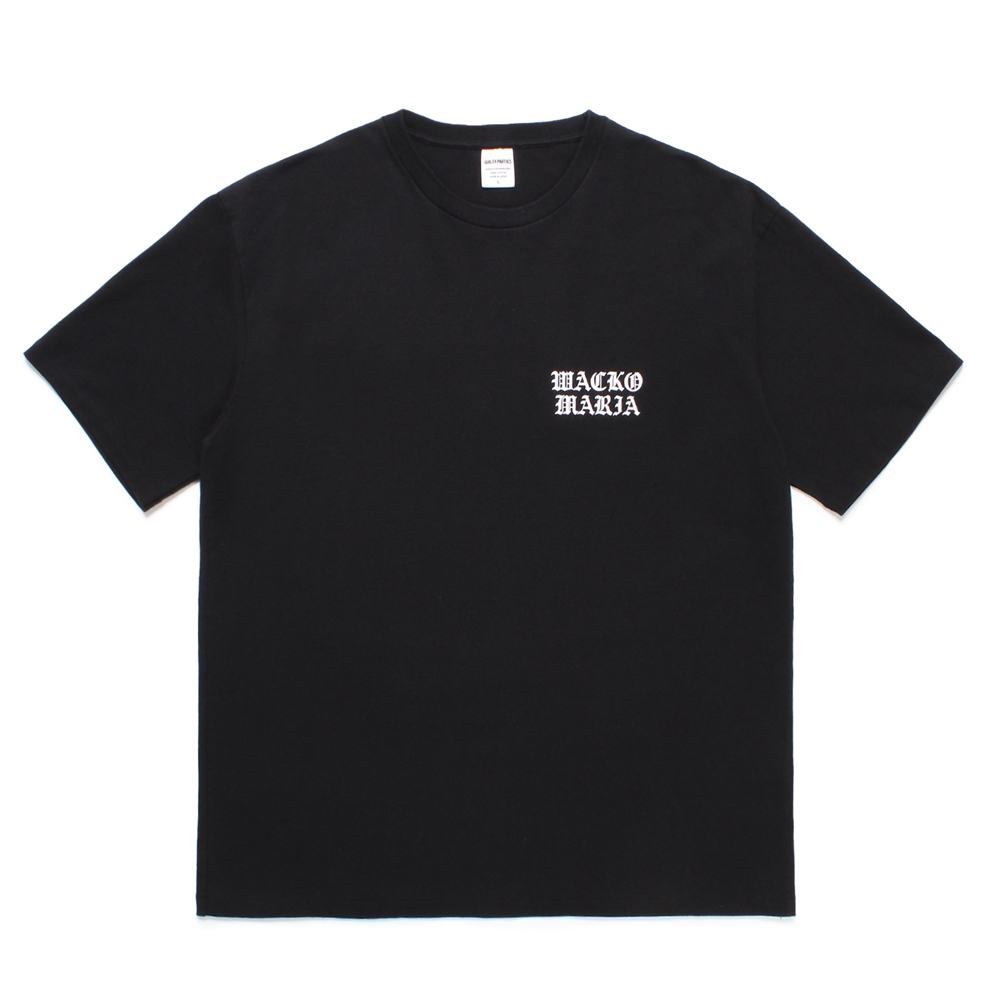 画像: WACKO MARIA/WASHED HEAVY WEIGHT T-SHIRT（BLACK）［プリントT-24秋冬］