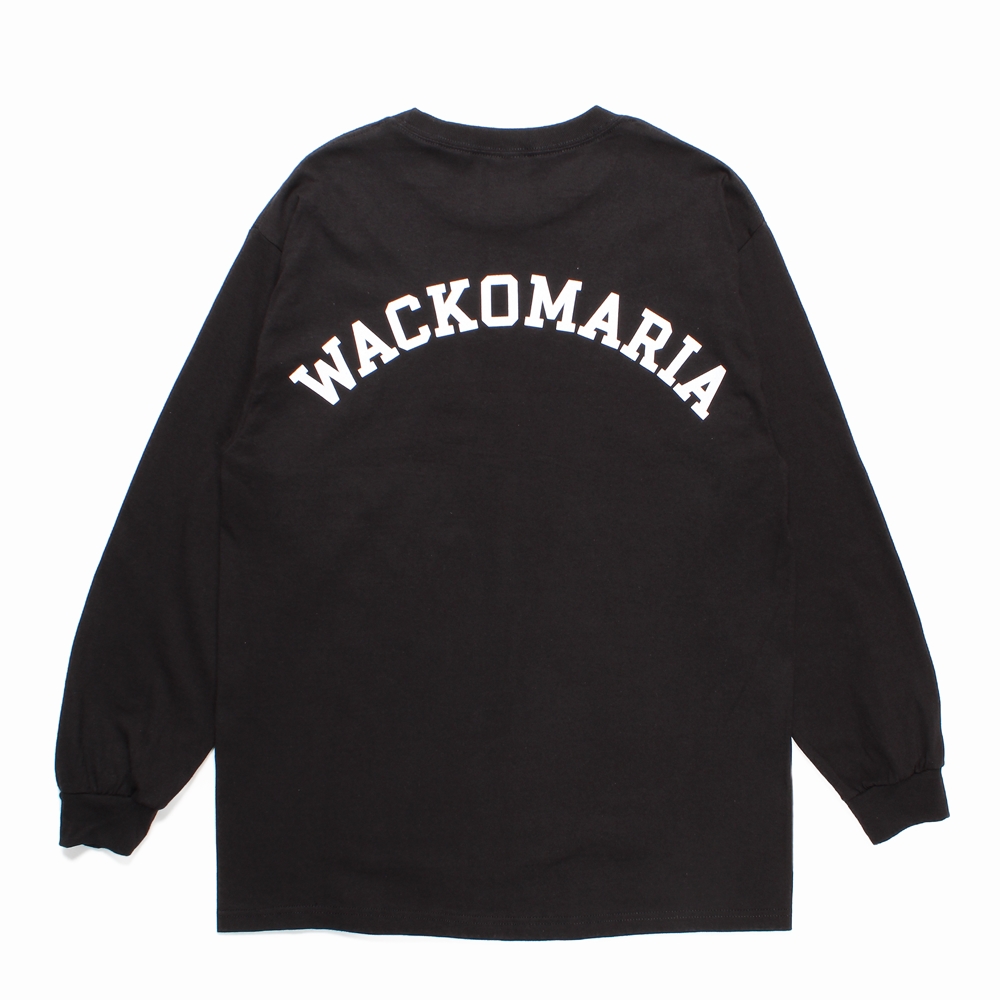 画像: WACKO MARIA/LONG SLEEVE T-SHIRT（BLACK）［プリント長袖T-24秋冬］