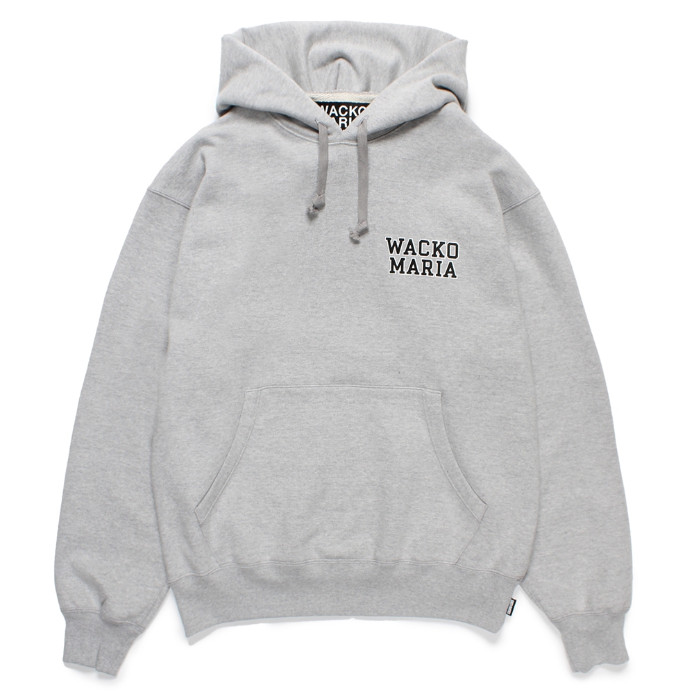 画像: WACKO MARIA/HEAVY WEIGHT HOODED SWEAT SHIRT（GRAY）［プルオーバーパーカー-24秋冬］