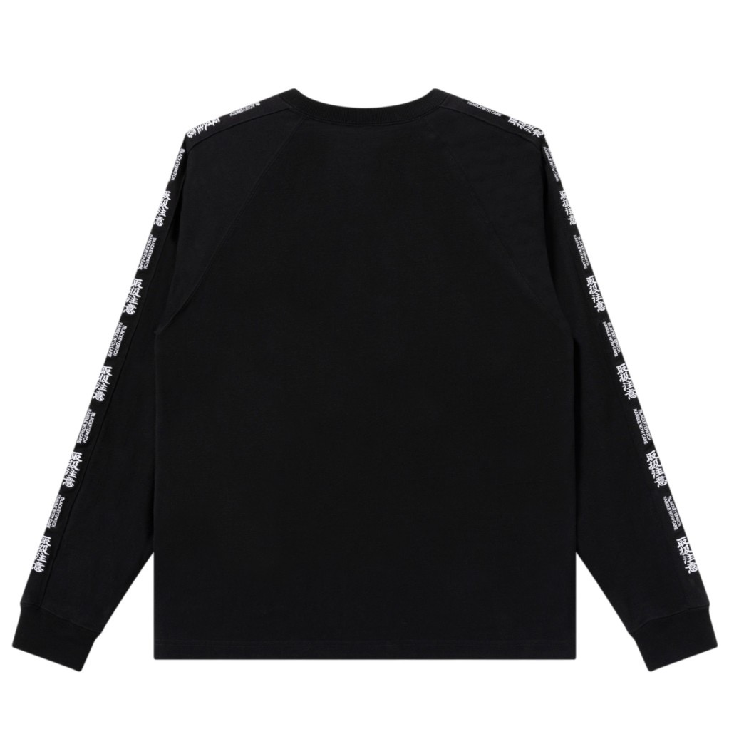 画像: BlackEyePatch/HWC EMBROIDERED RAGLAN L/S TEE（BLACK）