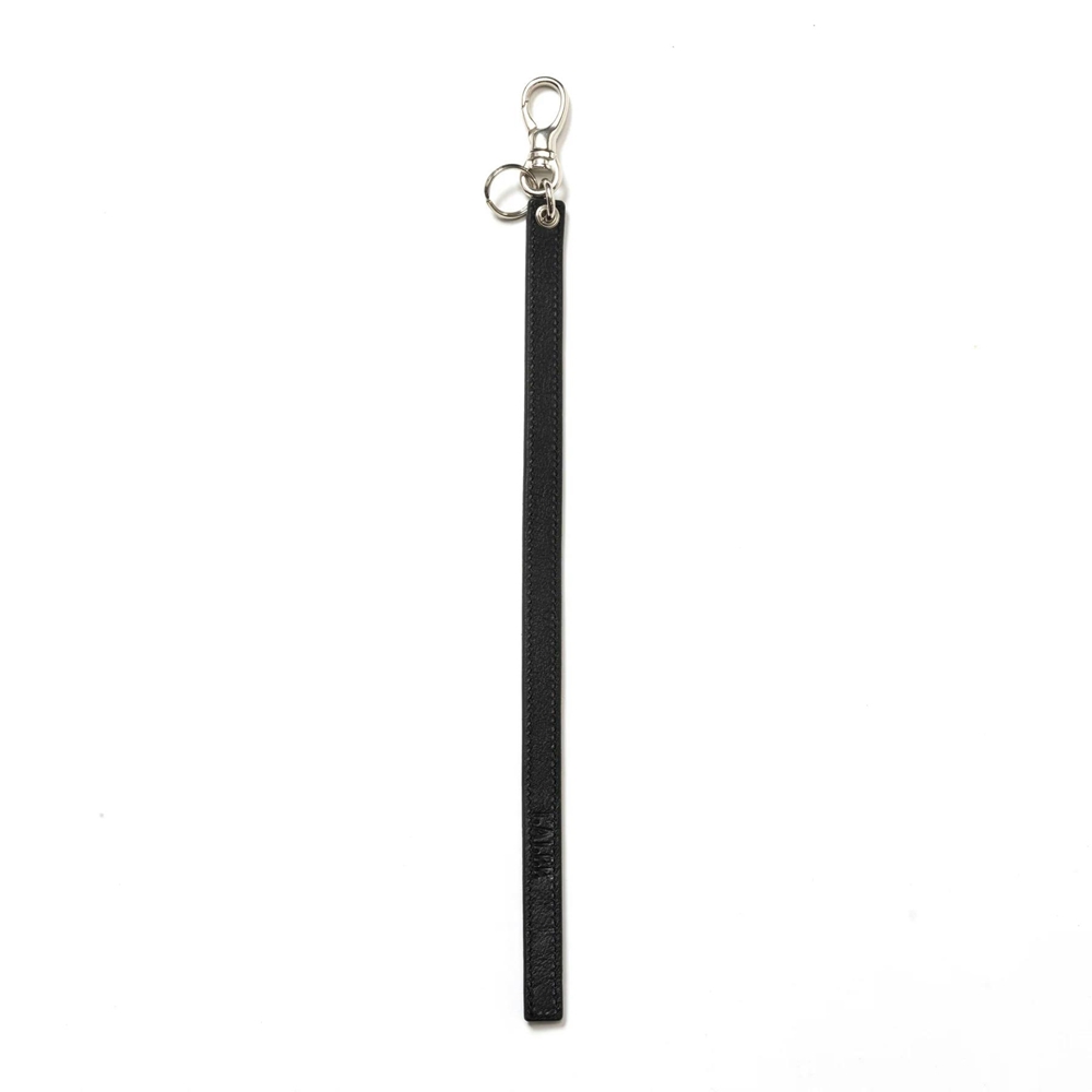 画像: CALEE/STUDS LEATHER LONG KEY RING（BLACK）［スタッズレザーロングキーリング-24秋冬］