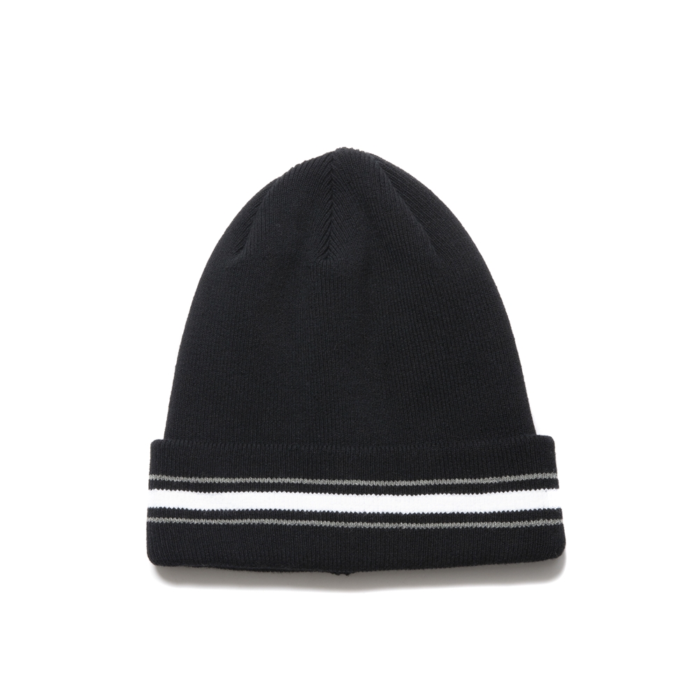 画像: COOTIE PRODUCTIONS/Dry Tech Border Big Cuffed Beanie（Black）［ドライテックボーダービッグカフドビーニー-24秋冬］