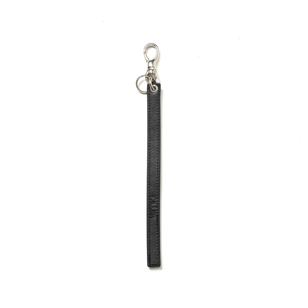 画像: CALEE/STUDS LEATHER SHORT KEY RING（BLACK）［スタッズレザーショートキーリング-24秋冬］