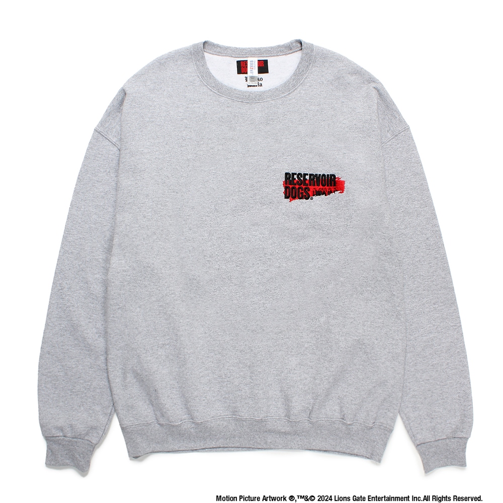 画像: WACKO MARIA/RESERVOIR DOGS / SWEAT SHIRT（GRAY）［クルーネックスウェット-24秋冬］