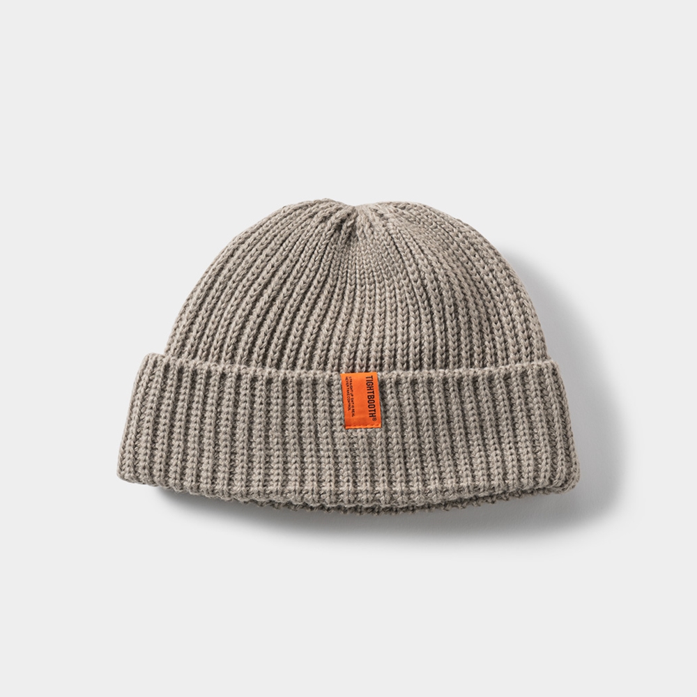 画像: TIGHTBOOTH/TAG BEANIE（Grey）［ビーニー-24秋冬］