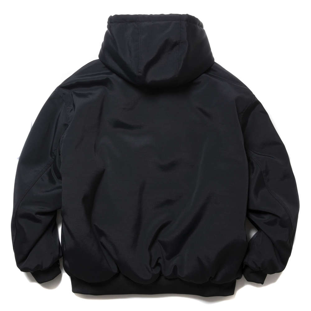 画像: COOTIE PRODUCTIONS/Padded Nylon OX hooded Work Jacket（Black）［フーデッドワークJKT-24秋冬］