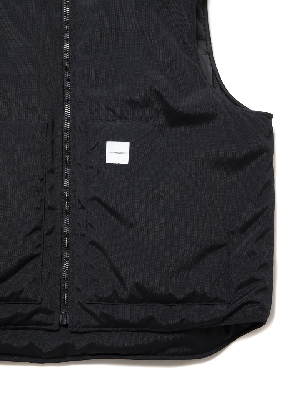 画像: COOTIE PRODUCTIONS/Padded Nylon OX Work Vest（Black）［ワークベスト-24秋冬］