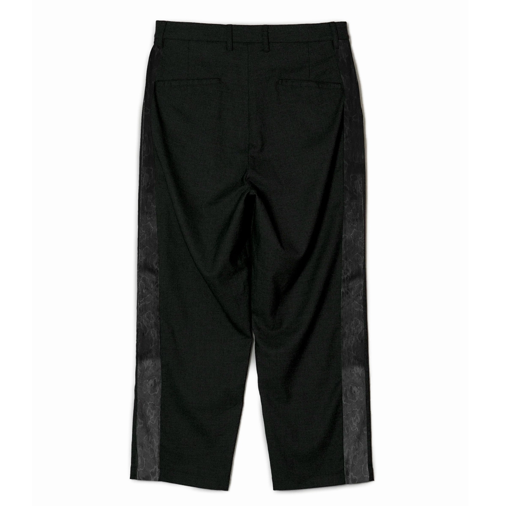 画像: BUENA VISTA/SIDE LINE TUCK SLACKS（BLACK）［サイドラインタックスラックス-24秋冬］