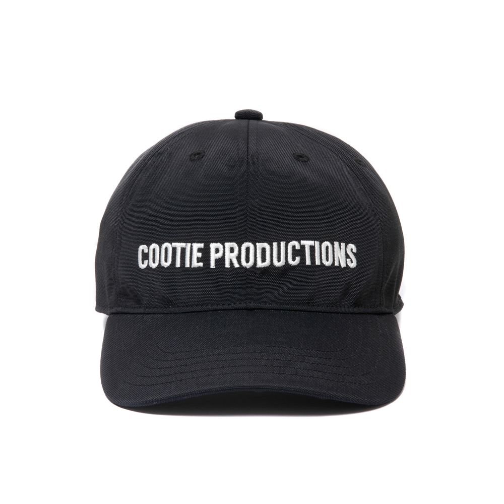 画像: COOTIE PRODUCTIONS/Nylon OX 6 Panel Cap（Black）［ナイロンオックス6パネルキャップ-24秋冬］