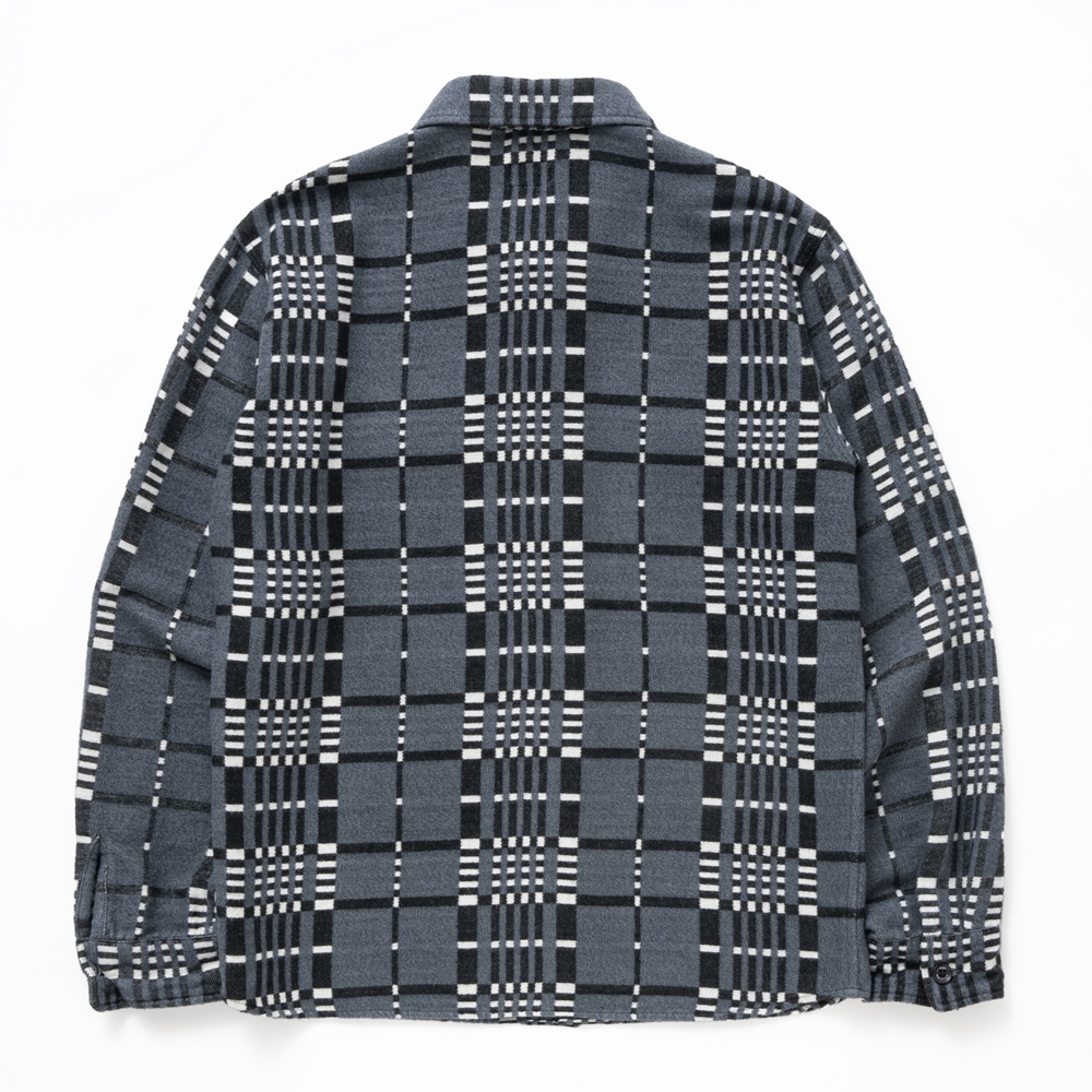 画像: RATS/C/R FLANNEL GRAY CHECK SHIRT（GRAY CHECK）［フランネルグレーチェックシャツ-24秋冬］