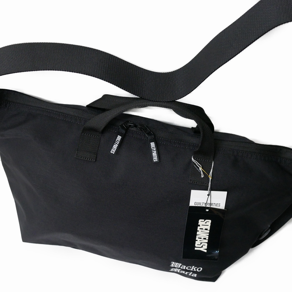 画像: WACKO MARIA/SPEAK EASY / SHOULDER BAG（BLACK）［ショルダーバッグ-24秋冬］