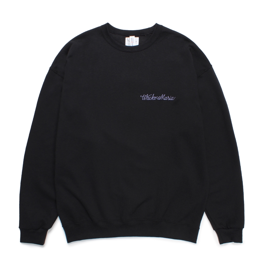 画像: WACKO MARIA/世界平和プロジェクト / SWEAT SHIRT（BLACK）［クルーネックスウェット-24秋冬］