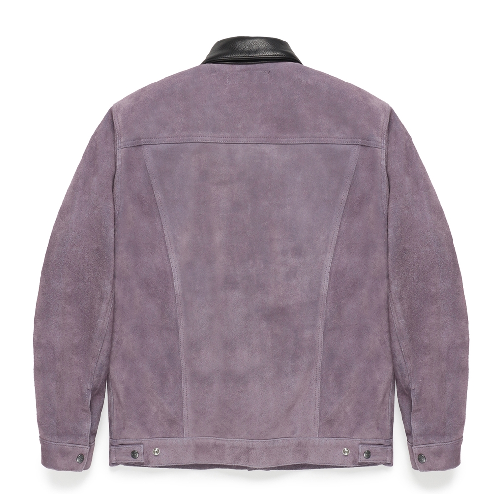 画像: WACKO MARIA/SUEDE TRUCKER JACKET（PURPLE）［スウェードレザートラッカーJKT-24秋冬］