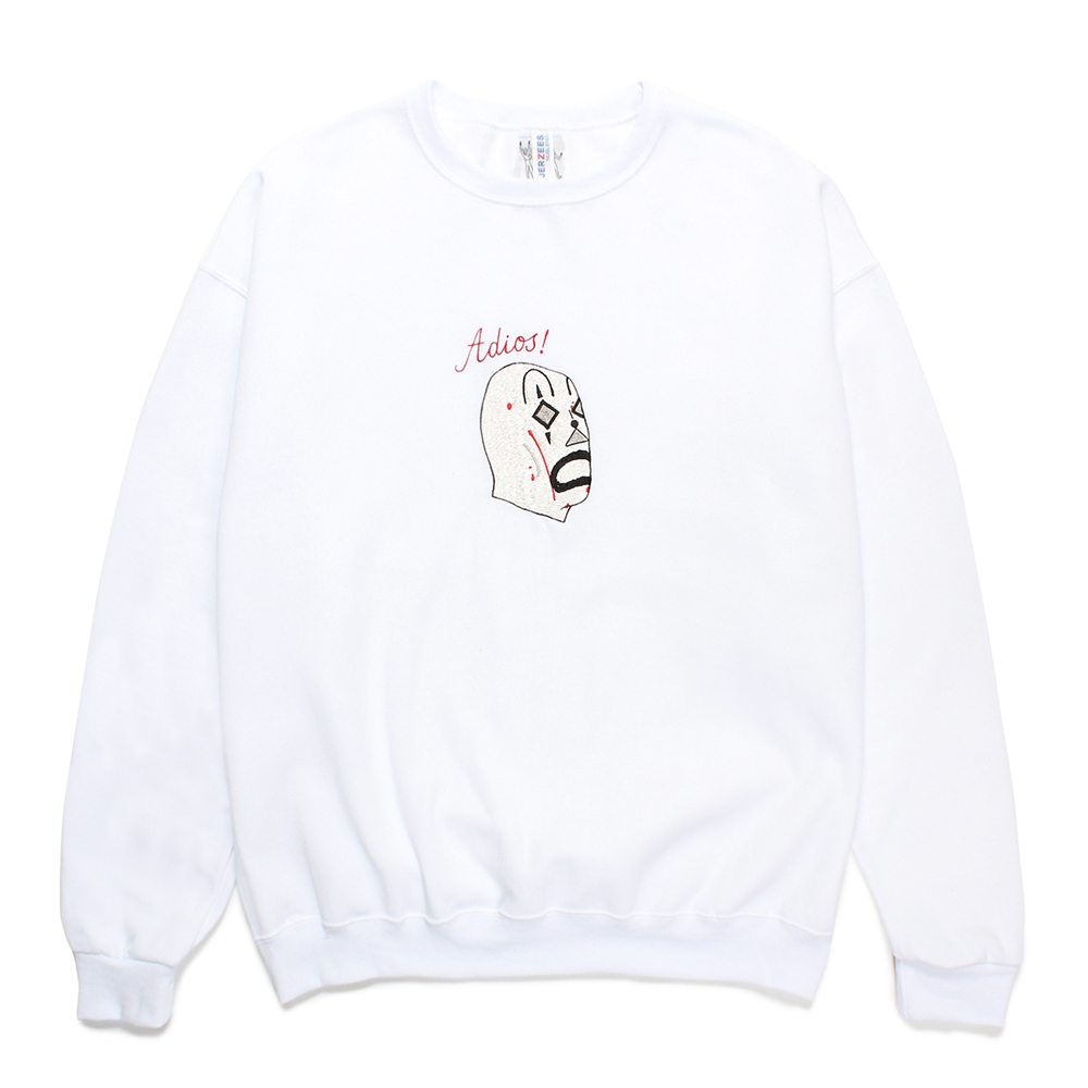 画像: WACKO MARIA/世界平和プロジェクト / SWEAT SHIRT（WHITE）［クルーネックスウェット-24秋冬］