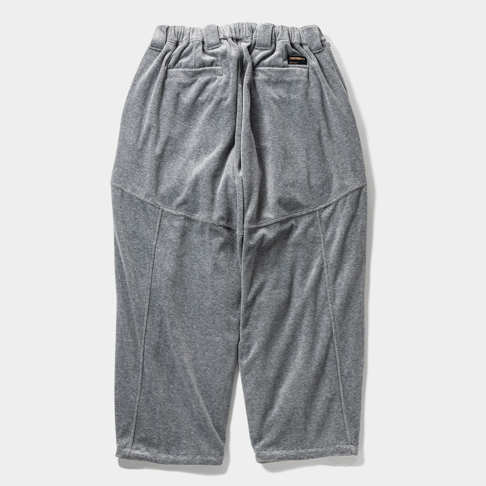 画像: TIGHTBOOTH/VELOUR BALLOON PANTS（Hether Grey）［ベロアバルーンパンツ-24秋冬］