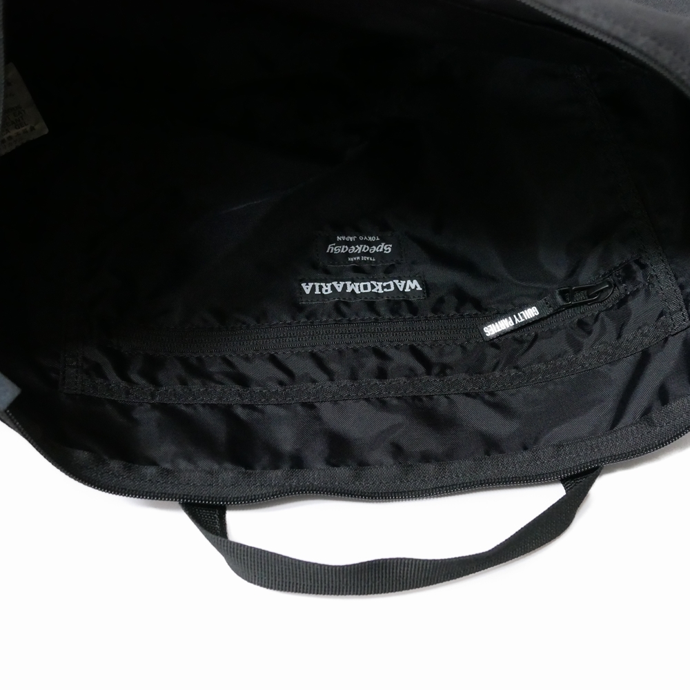 画像: WACKO MARIA/SPEAK EASY / SHOULDER BAG（BLACK）［ショルダーバッグ-24秋冬］