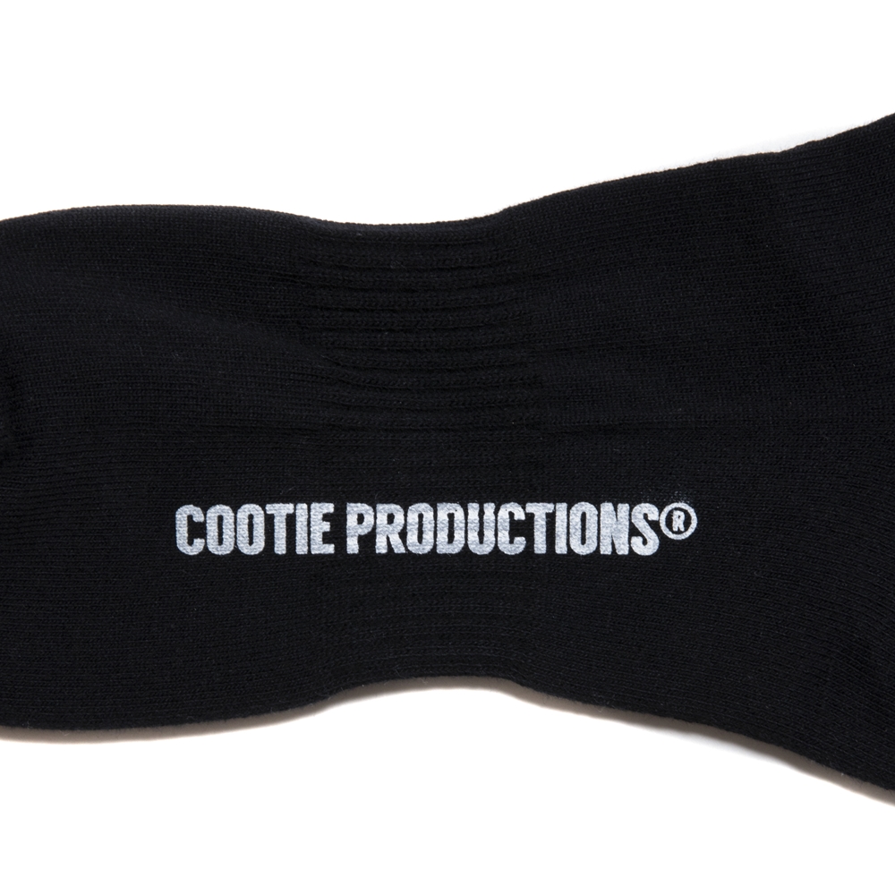 画像: COOTIE PRODUCTIONS/Raza High Socks（Border）（Black）［ハイソックス-24秋冬］