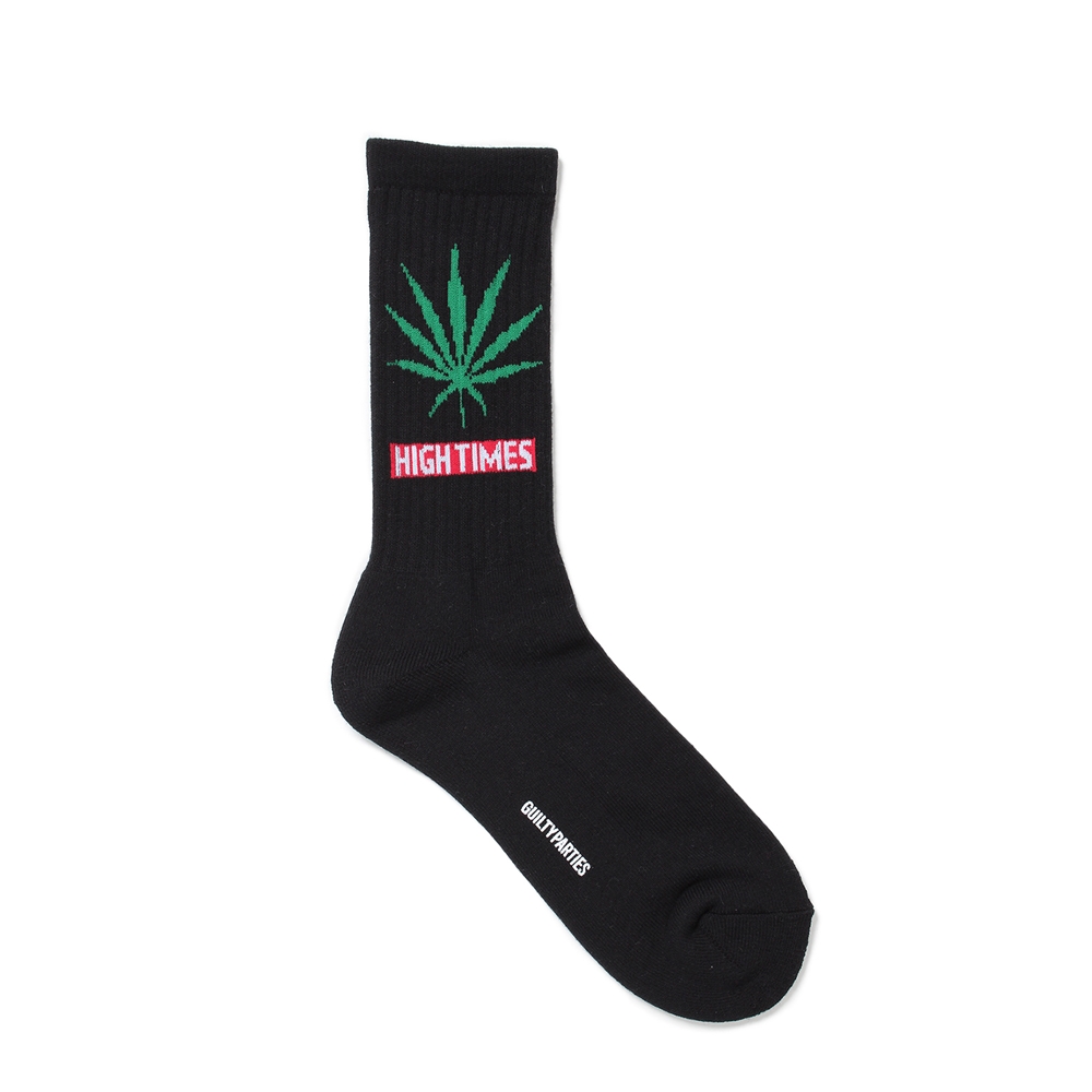 画像: WACKO MARIA/HIGH TIMES / JACQUARD SOCKS（BLACK）［ジャガードソックス-24秋冬］