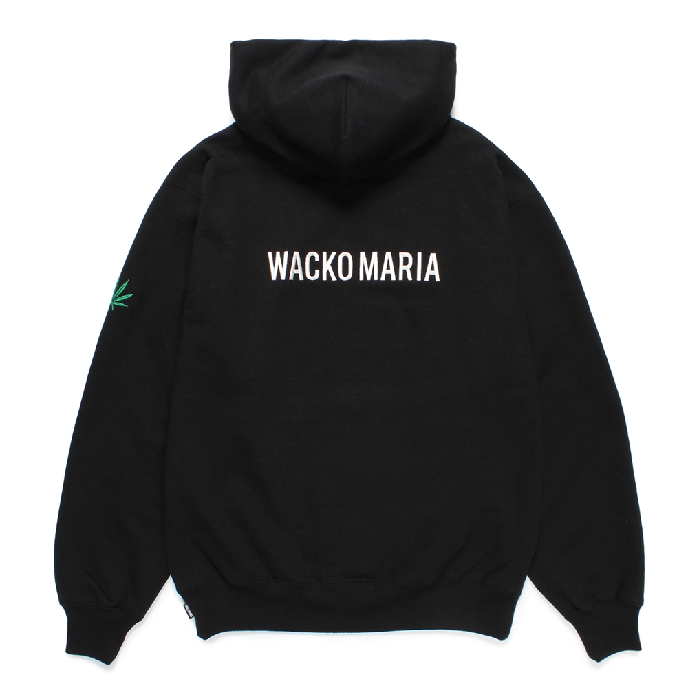 画像: WACKO MARIA/HIGH TIMES / HEAVY WEIGHT HOODED SWEAT SHIRT（BLACK）［プルオーバーパーカー-24秋冬］