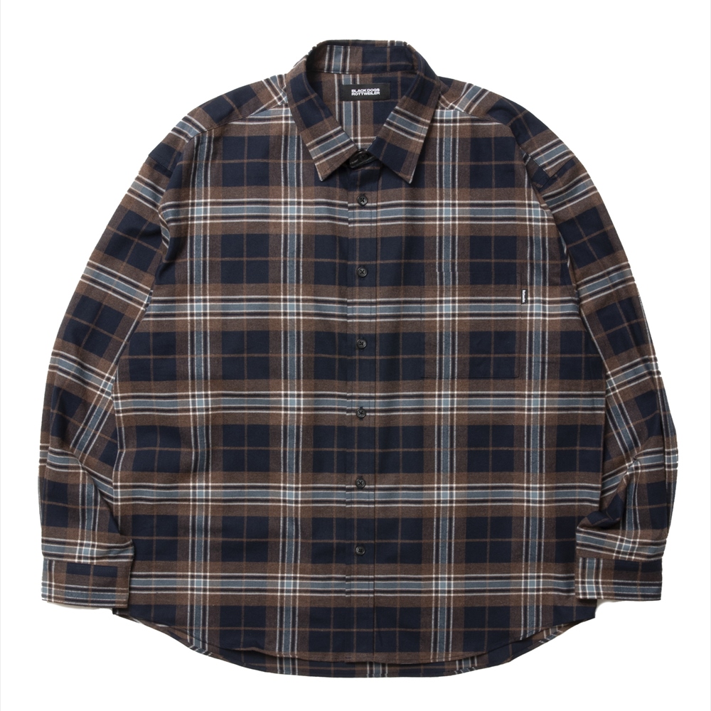 画像: 【25春夏ご予約受付中！25年3月入荷予定】ROTTWEILER/R9 BRUSHED TWILL SHIRT（BROWN）［ブラッシュドツイルシャツ-25春夏］