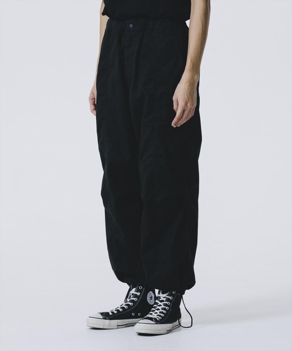 画像: 【25春夏ご予約受付中！25年4月入荷予定】ROTTWEILER/R9 PARACHUTE PANTS（BLACK）［パラシュートパンツ-25春夏］