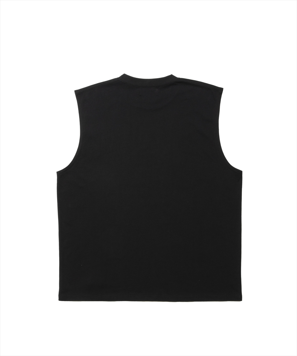 画像: 【25春夏ご予約受付中！25年5月入荷予定】ROTTWEILER/R9 LOGO SLEEVELESS TEE（BLACK）［オリジナルスリーブレスT-25春夏］