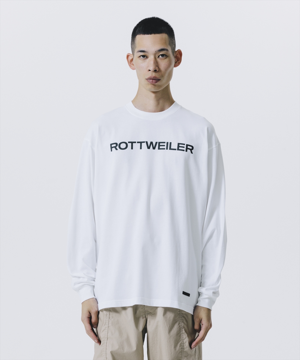 画像: 【25春夏ご予約受付中！25年3月入荷予定】ROTTWEILER/R9 LOGO LS TEE（WHITE）［オリジナル長袖T-25春夏］