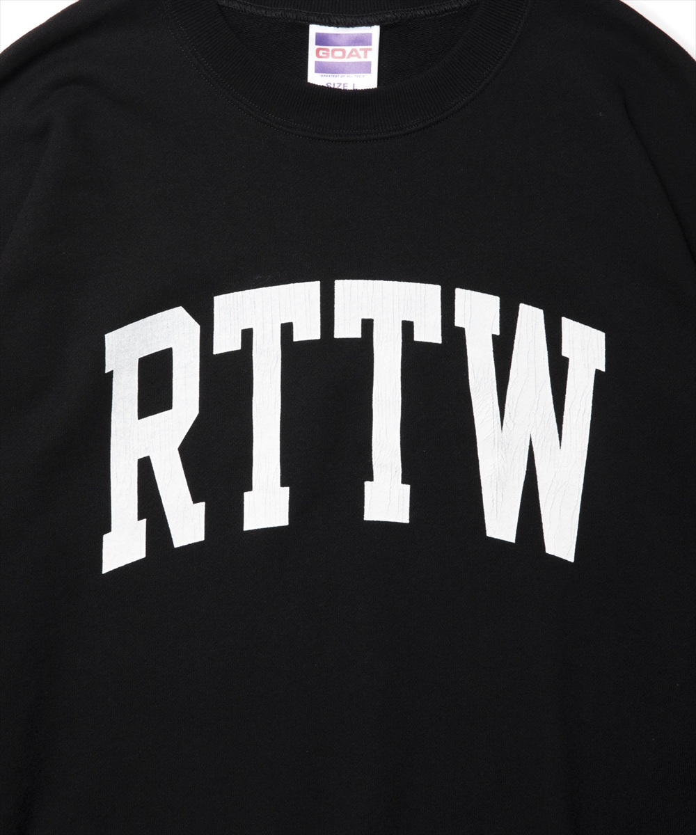 画像: 【25春夏ご予約受付中！25年3月入荷予定】ROTTWEILER/RTTW SWEATER（BLACK）［クルーネックスウェット-25春夏］